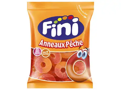 FINI - SACHET Anneaux Pêches 90 gr