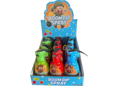 BOOM DIP SPRAY CANDY MBB 60ML x 12 UNS