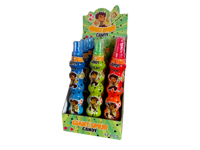 GIANT SPRAY AND POWDER CANDY MBB 80GR x 12 UNS