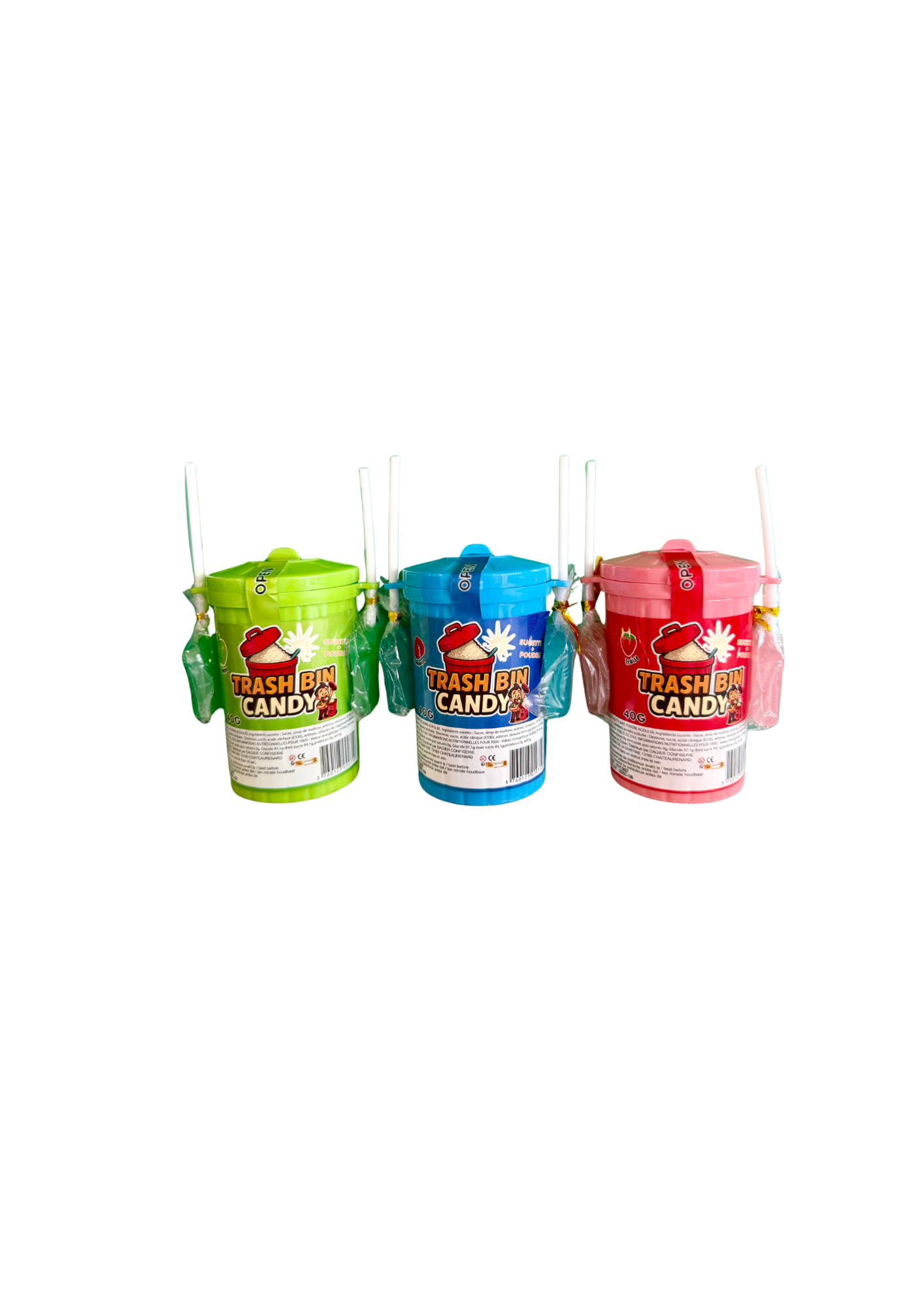 TRASH BIN CANDY MBB 40GR x 9 UNS